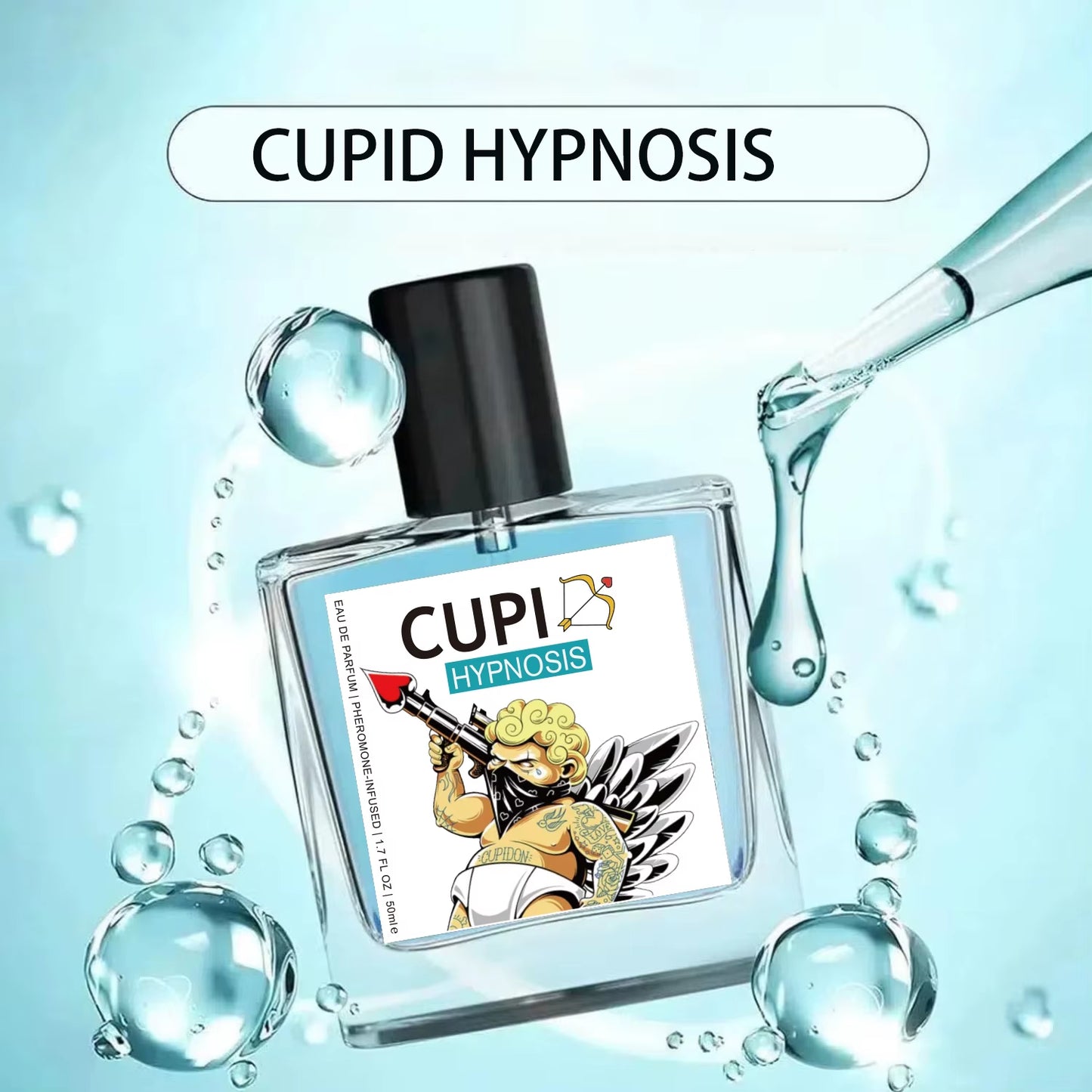 💘 Cupid Hypnosis Pheromone Perfume – Long-Lasting Unisex Fragrance for Men & Women | Irresistible Light Cologne (50ML)