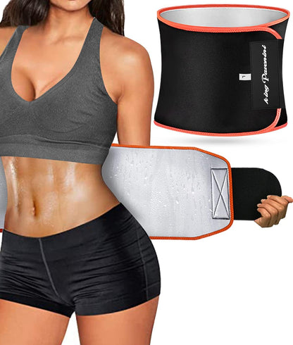 🔥Waist Trainer Sweat Belt🔥 Sculpt Your Waist (Plus Sizes Available!)